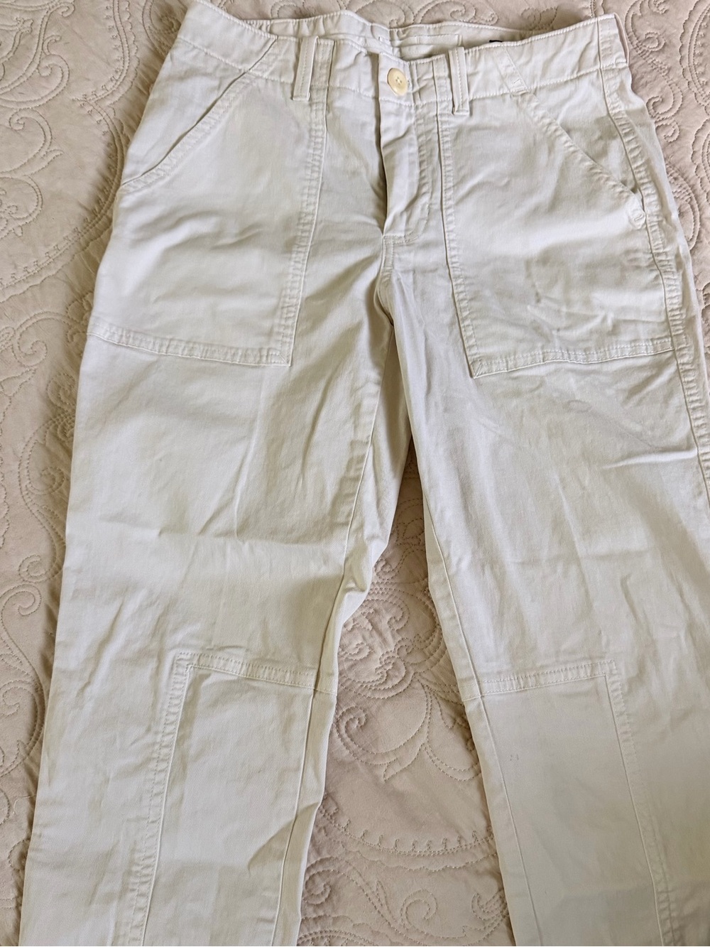 GAP woman’s  Light Cream Utility Chinos